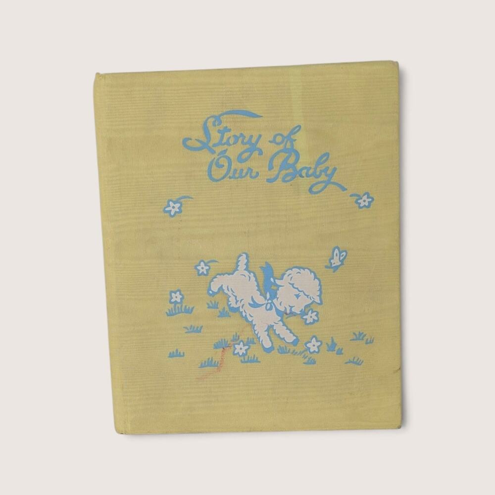 The Story of Our Baby 1971 Vintage Memory Book Hendersons Illustrated Keepsake